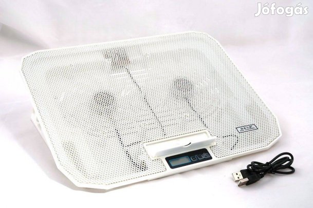 Ventilátoros hűtőpad laptophoz, tablethez digitális