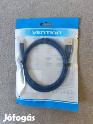 Vention USB kábel 1.5m sötétkék Micro USB (töltő és adatkábel)