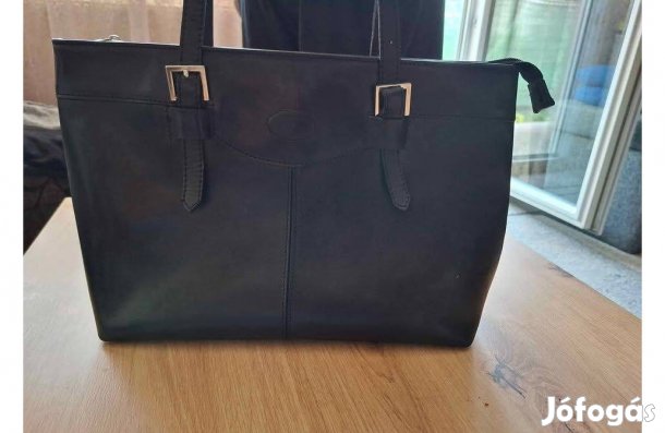 Vera Pelle fekete női bőrtáska eladó