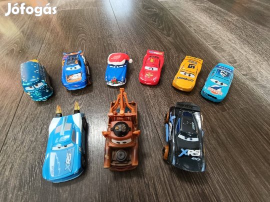 Verdák Villám Mcqueen kisautók