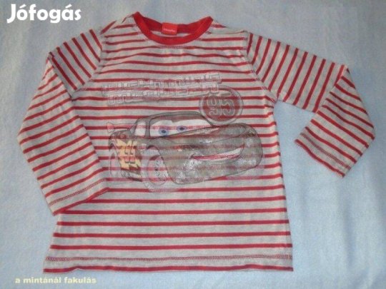 Verdák Villám Mcqueen mintás felső 2-3 évesre (méret 98)