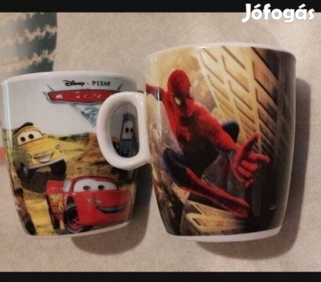 Verdás, pókemberes gyerek bögre 