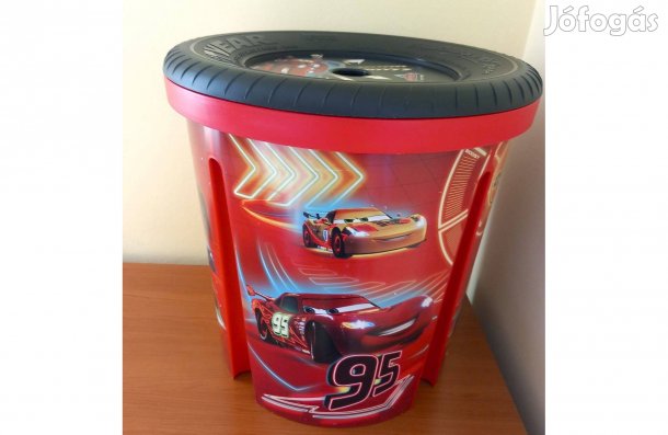 Verdás gyerekszobai tároló, ülőke, Curver