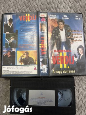Vérdíj 2 vhs kistok akció Dudikoff