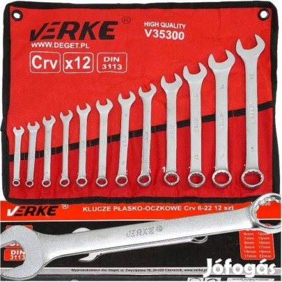 Verke 12db-os csillagvillás-kulcskészlet eladó