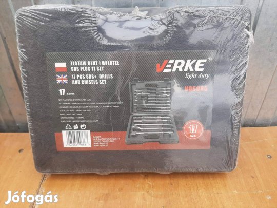 Verke 17 db-os sds+ sds plus fúró és véső készlet