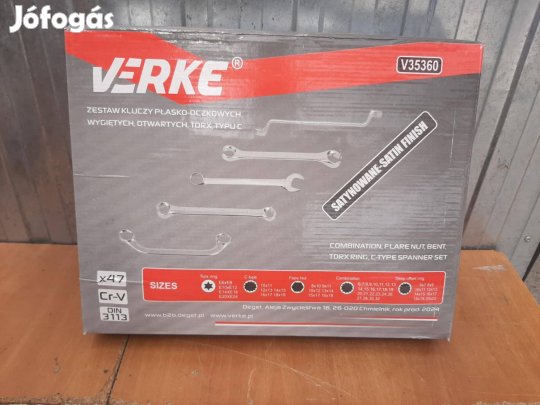 Verke Csillag-villás készlet (fékcső kulcs önindító kulcs torx)