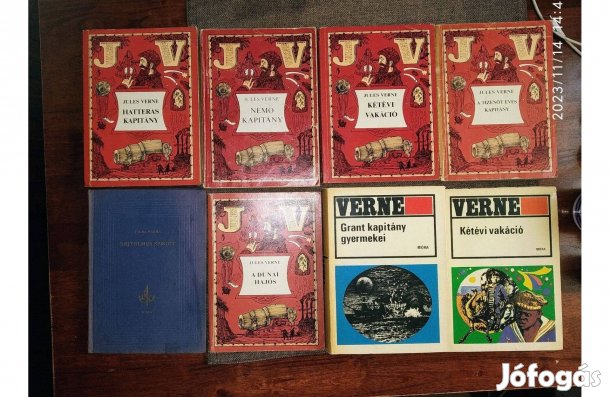 Verne Gyula Jules Verne Könyvek Újszerűek használtak vegyesen sok kép