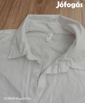 Vero Moda fehér pamut női body blúz