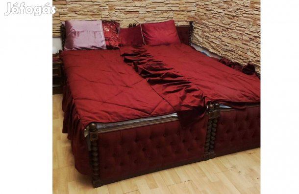 Verona francaiágy zsákrugós memóriahabos matraccal 2 x 90*200 cm