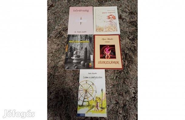 Vers könyvcsomag 5 db egyben - Új, dedikált (1.)