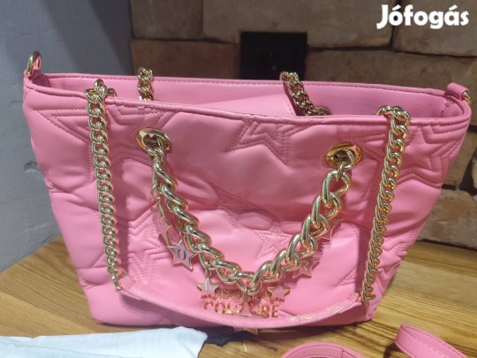 Versace garantáltan eredeti pink táska válltáska papírokkal 