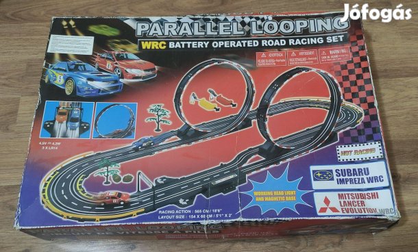 Versenypálya elemes párhuzamos hurokkal