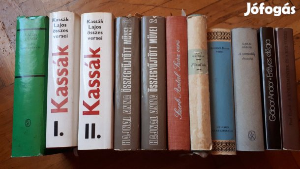Verseskötetek eladók