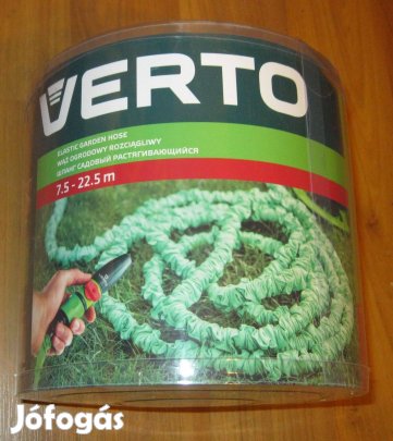 Verto flexibilis locsolócső locsoló tömlő locsolófejjel