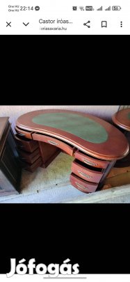 Vese alakú íróasztal