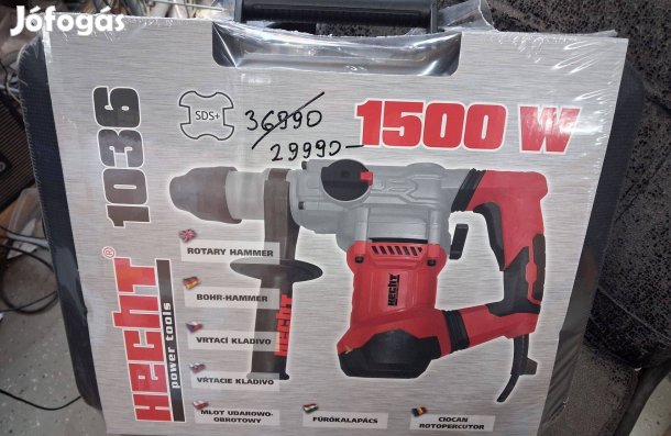 Véső fúró 1500w akciós 36990ft helyett 29990ft!