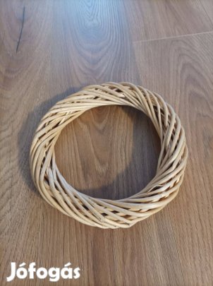 Vessző koszorú alap natúr 25 cm
