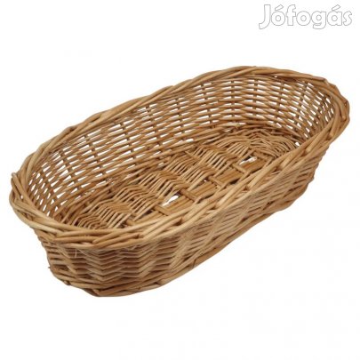 Vesszőből font kenyeres kosár