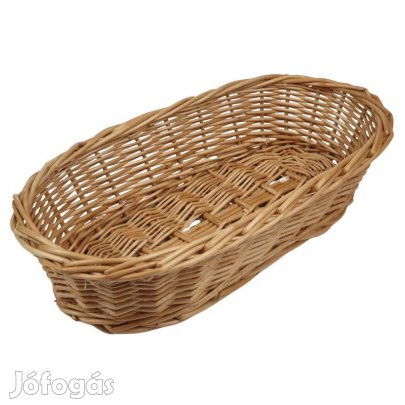 Vesszőből font kenyeres kosár