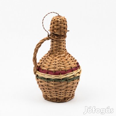 Vesszőfonatú demizson 0,5 literes