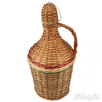 Vesszőfonatú demizson 3 literes