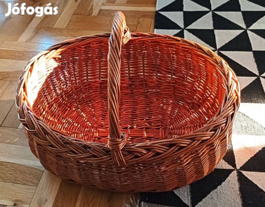Vesszőkosár nagy méretű eladó új állapotban