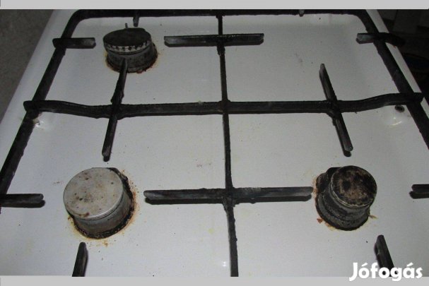 Vesta gáztűzhely használt 3 rózsás + sütő vezetékes földgáz