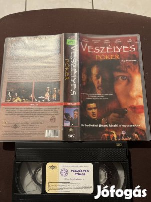 Veszélyes póker vhs kistok thriller