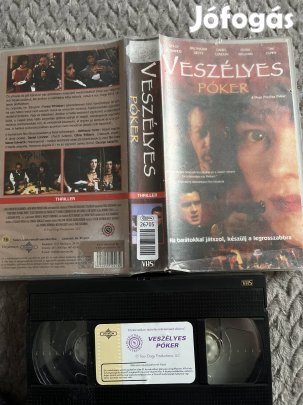 Veszélyes póker vhs kistok thriller