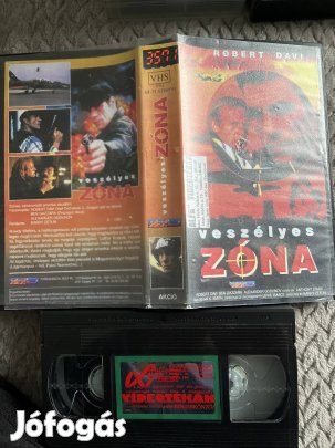 Veszélyes zóna vhs kistok akció alfa 