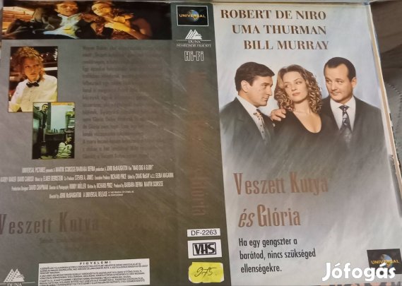 Veszett kutya és Glória - vígjáték vhs -  Bill Murray