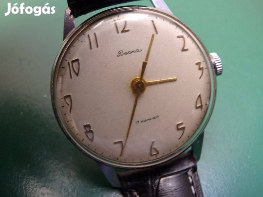 Veszna Retro Férfi Régi Karóra Orosz Szovjet Kézihúzós 17 Köves Szerke