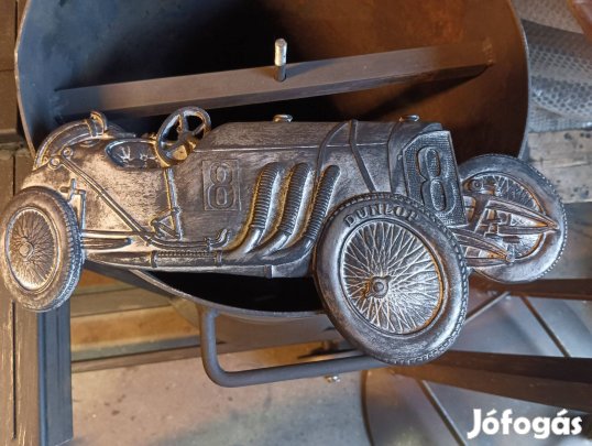 Veterán Autó motor Dunlop reklám verseny díj Fém öntvény replika