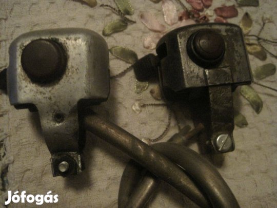 Veterán Csepel 125 és 250 fényváltó kapcsoló alu és vas házas