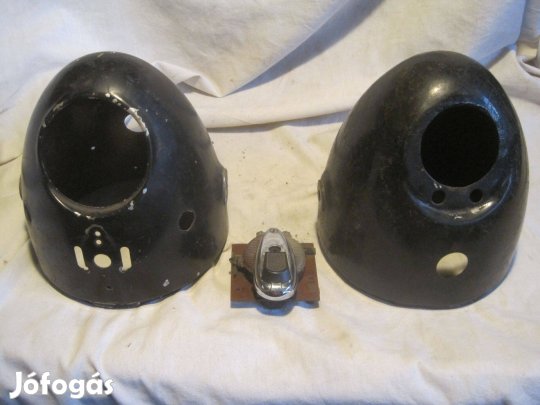 Veterán Hella lámpa 2 db és eredeti kapcsoló