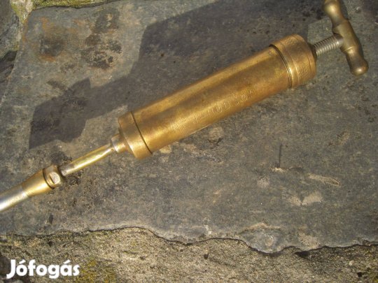 Veterán New-Hudson motorkerékpár zsírzó 20-as évek