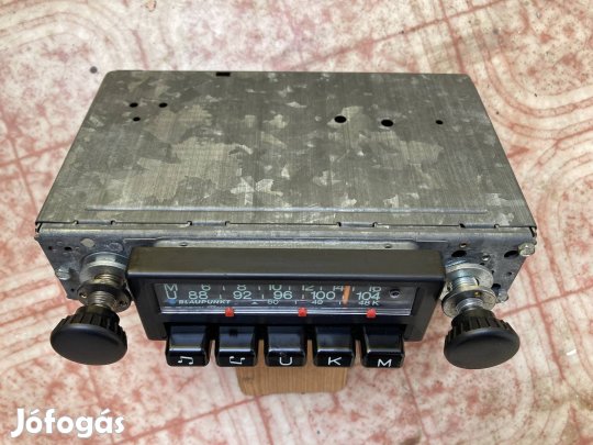 Veterán VW Mercedes Opel Blaupunkt Mannheim autó rádió 12V 1970s hibás