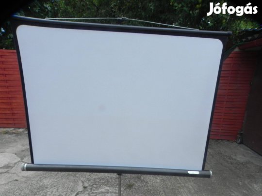 Vetitő vászon kihuzható összacsukható állvánnyal