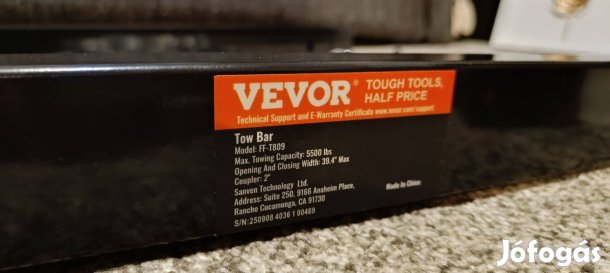 Vevor Tow Bar-Vonórúd, Vonóháromszög