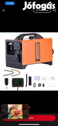 Vevor állófűtés új 