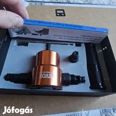 Vevor duplafejű fémlemezvágó vágó új dobozos