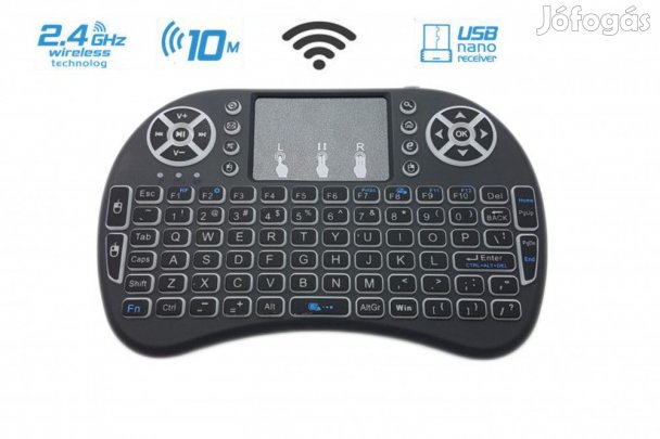 Vezetk nlkli Mini Billentyzet, szn vlts httrvilgts, Eng.