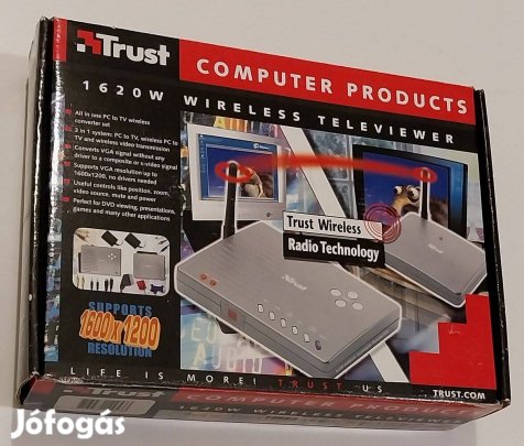 Vezeték nélküli jeltovábbító PC-ről/lejátszóról TV-re