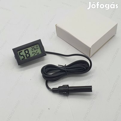 Vezetékes hő és páramérő hőmérő páratartalom mérő szobai keltető