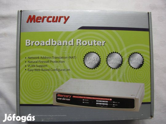 Vezetékes router, Kob BR100 , 4 portos