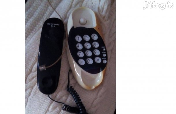 Vezetékes telefon, régebbi tipus, megkímélt állapotú