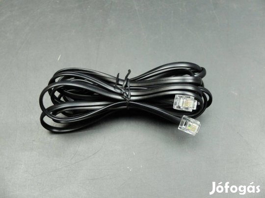 Vezetékes telefon kábel 3m fekete