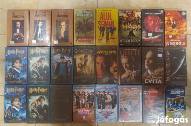 Vhs videókazetta eladó