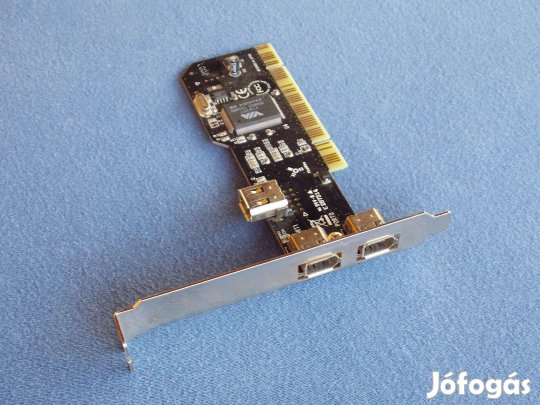 Via VT6307 2+1 portos IEEE 1394 Firewire PCI bővítőkártya